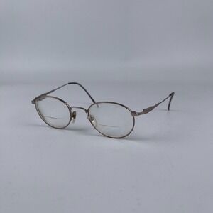 Picone Sport Unisex Adults Eyeglasses Frame Gold‎ Metal Full Rim Round 46-20 mm